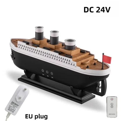 Humidificador de aire con diseño de barco Titanic
